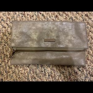 Bare Minerals NEW Pewter Zippered Make Up Case